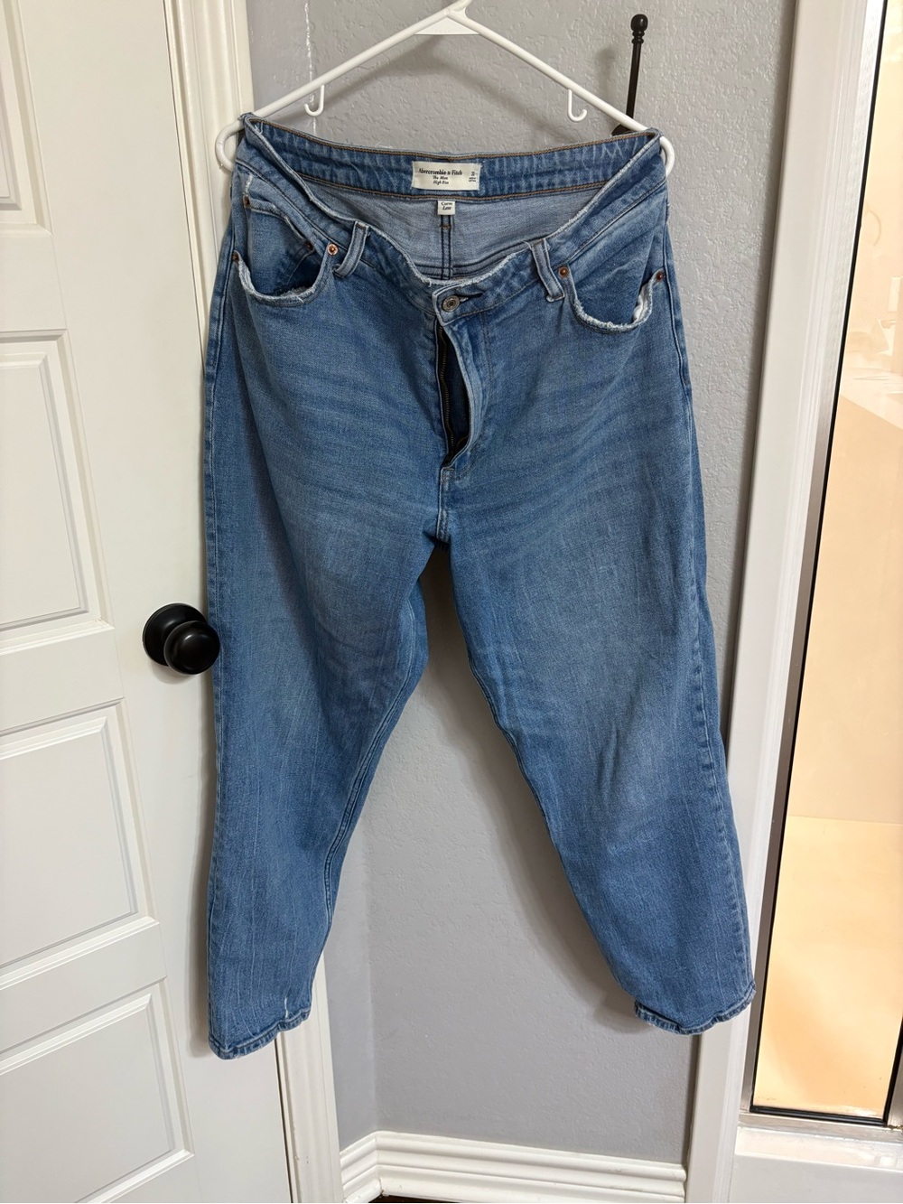 Abercrombie & Fitch Light Blue Straight Leg Jeans